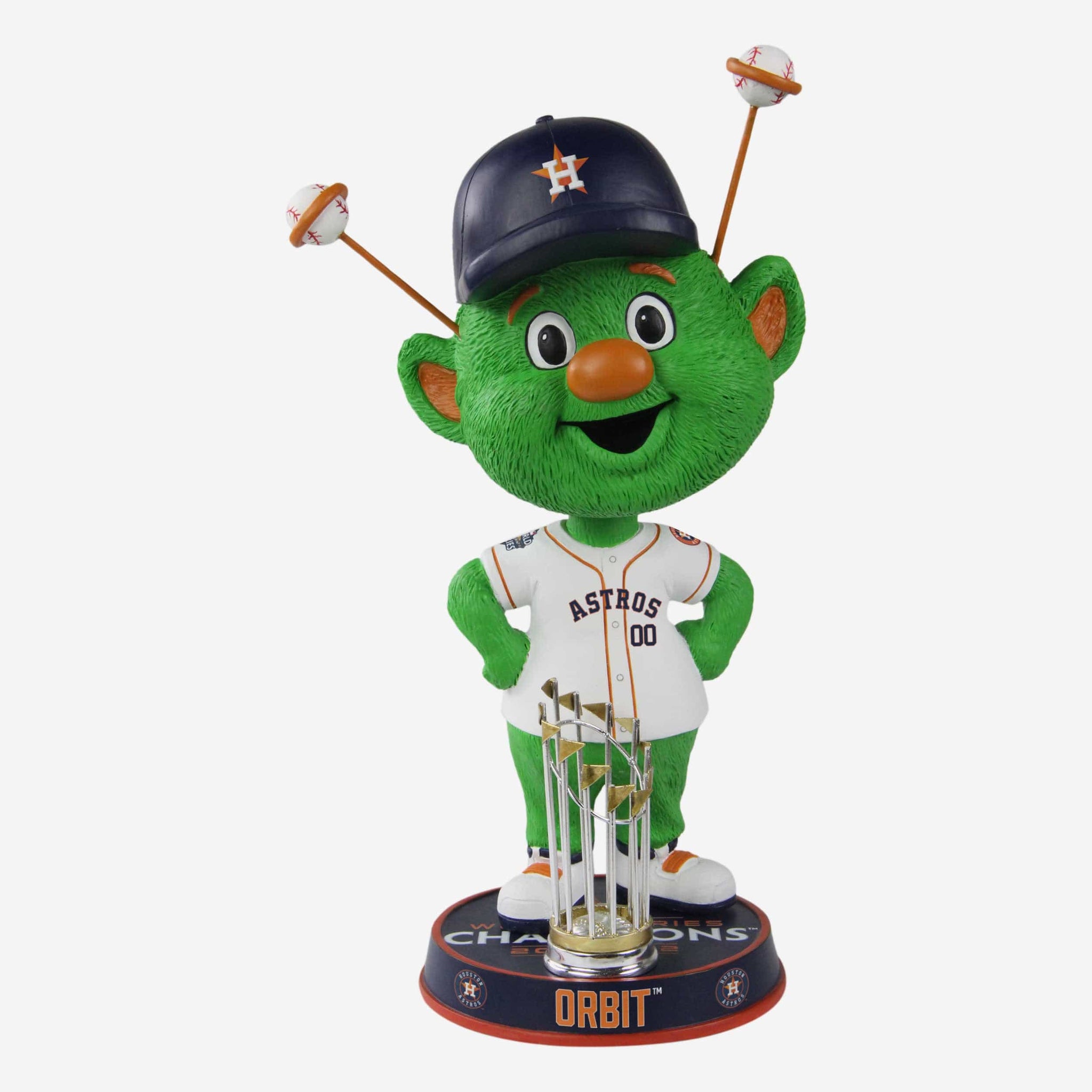 Orbit Houston Astros 2023 City Connect Field Stripe Mascot Bighead Bobblehead Officially Licensed by MLB