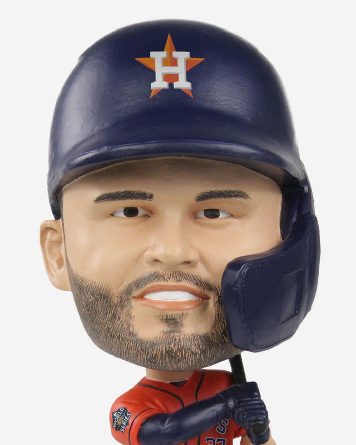 Jose Altuve Houston Astros 2022 World Series Champions Orange Jersey Bighead Bobblehead Officially Licensed by MLB