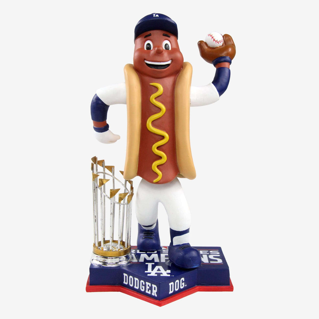 Dodger Dog Los Angeles Dodgers 2020 World Series Champions Bobblehead FOCO - FOCO.com