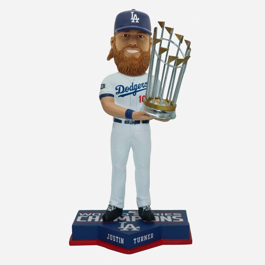 Justin Turner Los Angeles Dodgers 2020 World Series Champions Bobblehead FOCO - FOCO.com