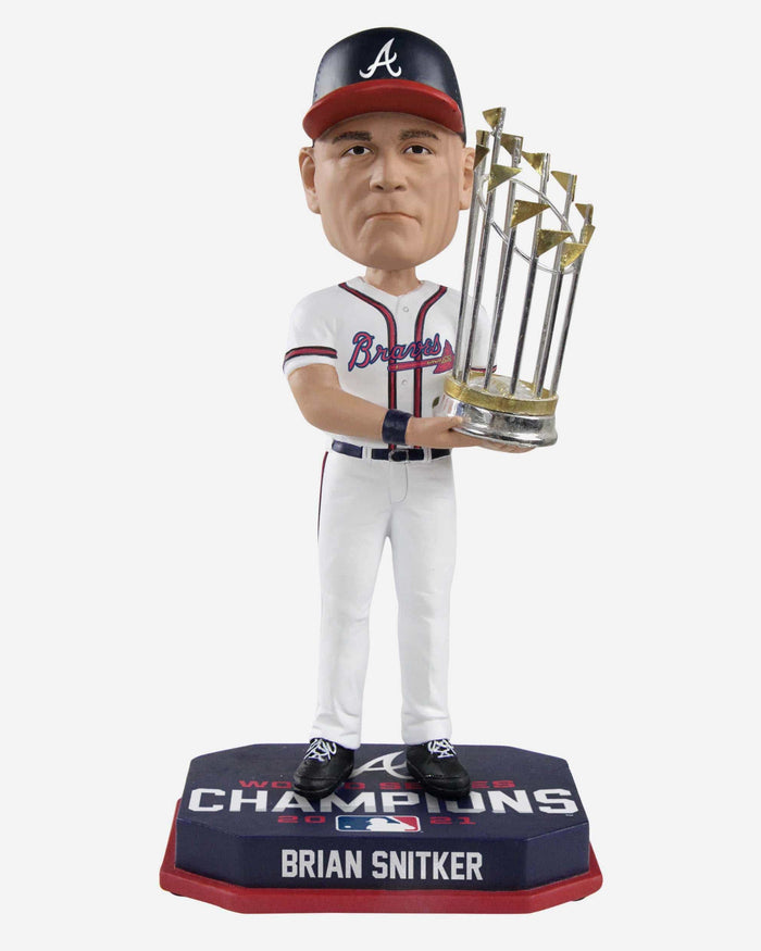 Brian Snitker Atlanta Braves 2021 World Series Champions Bobblehead FOCO - FOCO.com