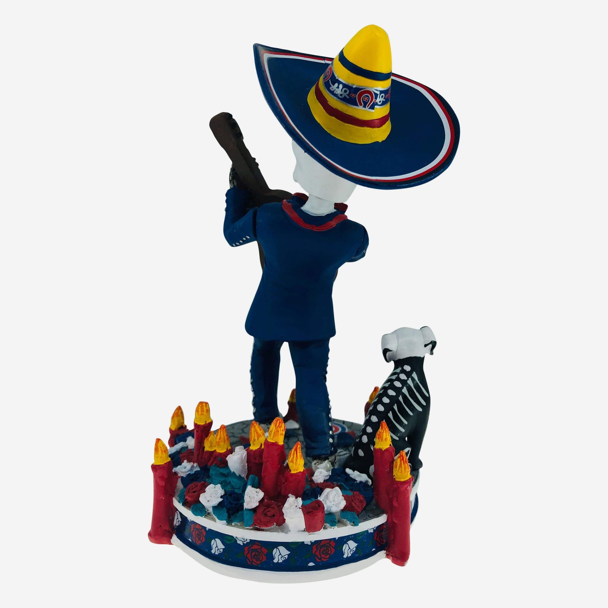 Chicago Cubs MLB Day Of The Dead Skull Figurine