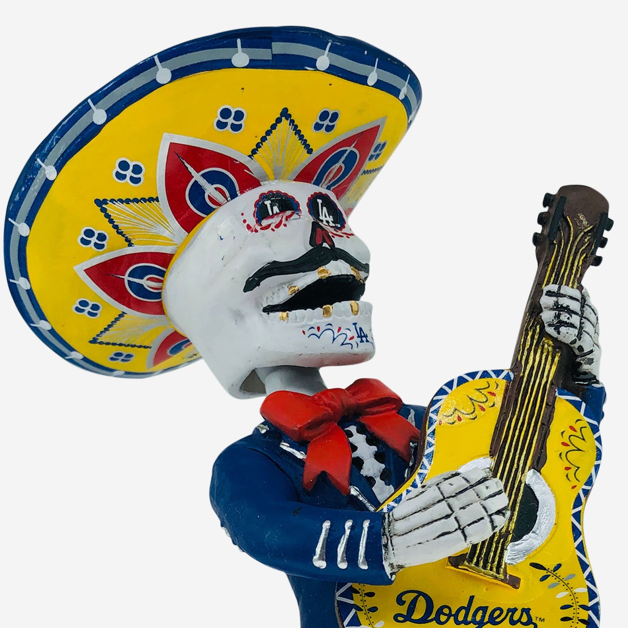 Los Angeles Dodgers Day Of The Dead Guitar Bobblehead FOCO