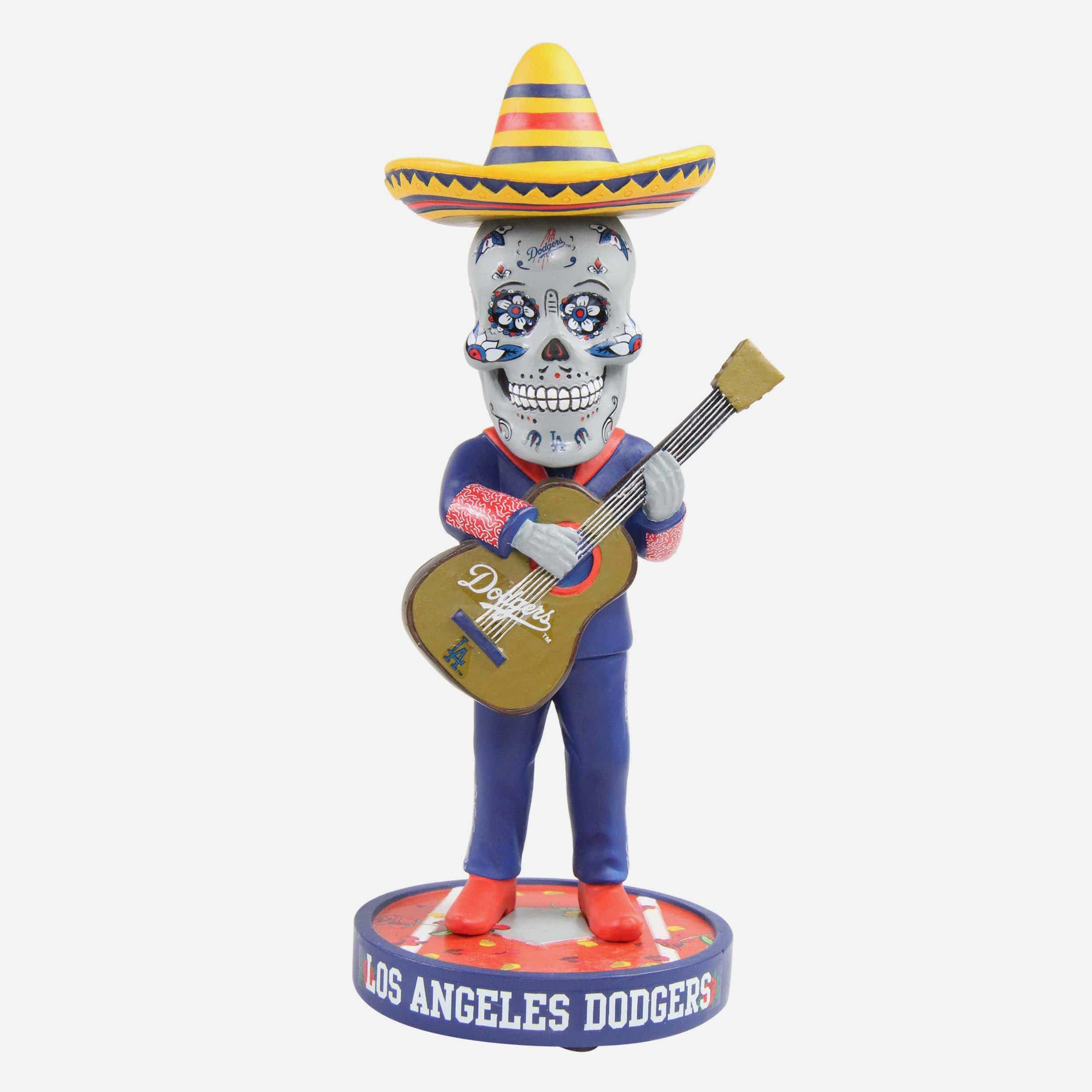 Official funny Hippie Car Los Angeles Dodgers Skull Dia De Los