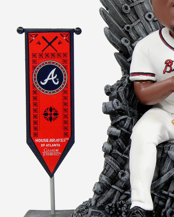 Ronald Acuna Jr Atlanta Braves On Fire Bobblehead FOCO