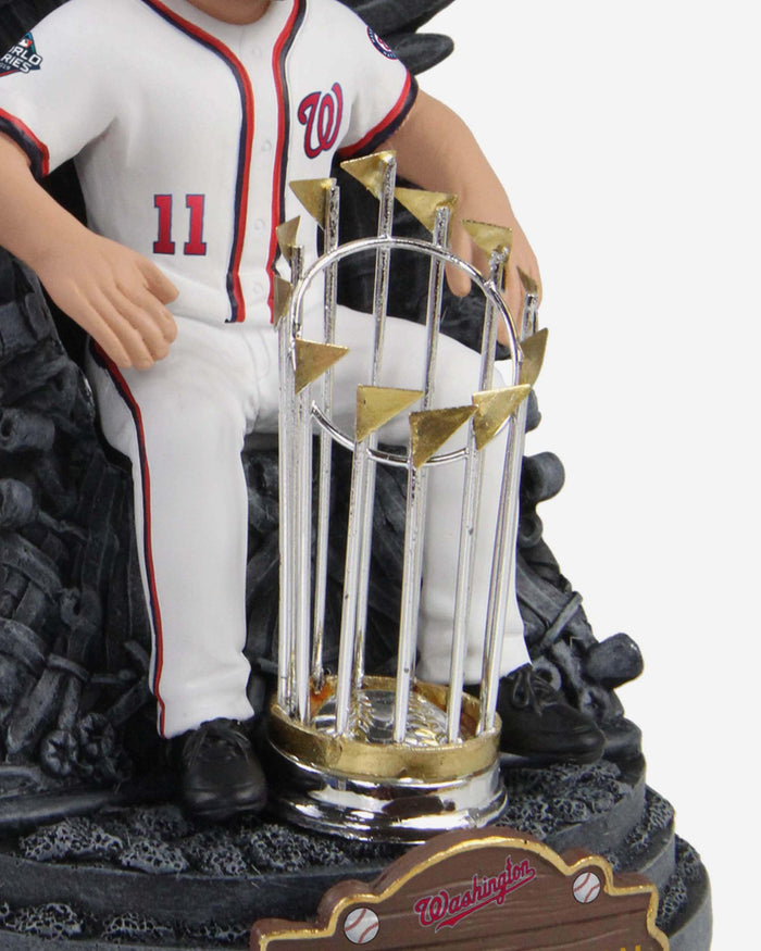 Game of Thrones™ Ryan Zimmerman Washington Nationals 2019 World Series Champions Iron Throne Bobblehead FOCO - FOCO.com