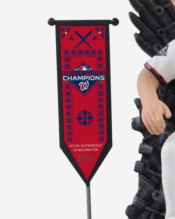 Game of Thrones™ Ryan Zimmerman Washington Nationals 2019 World Series Champions Iron Throne Bobblehead FOCO - FOCO.com