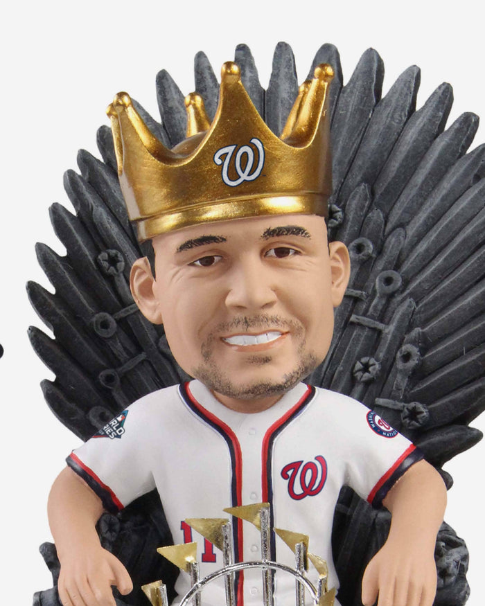 Game of Thrones™ Ryan Zimmerman Washington Nationals 2019 World Series Champions Iron Throne Bobblehead FOCO - FOCO.com