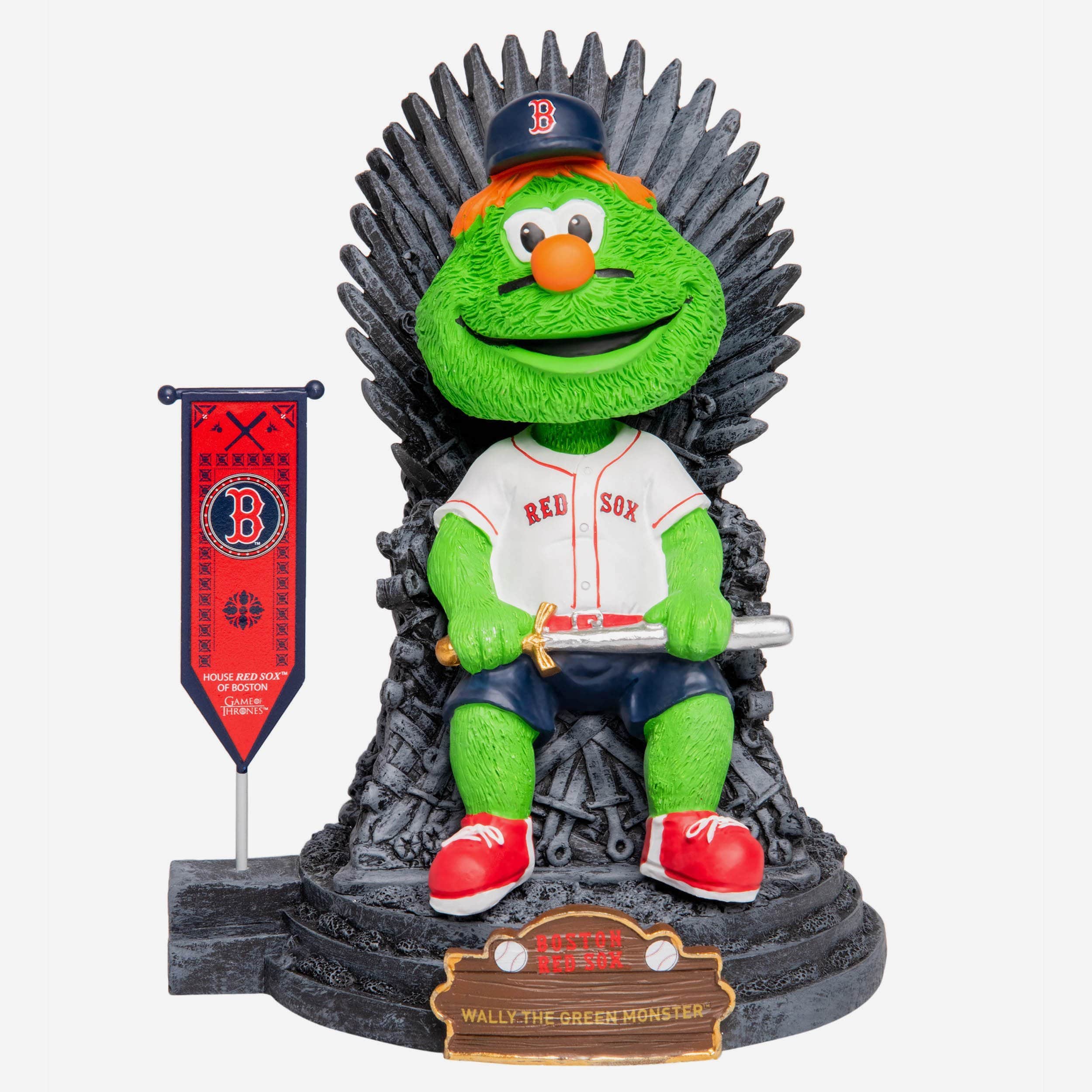 Wally The Green Monster Boston Red Sox 3 Ft Mascot Bobblehead FOCO