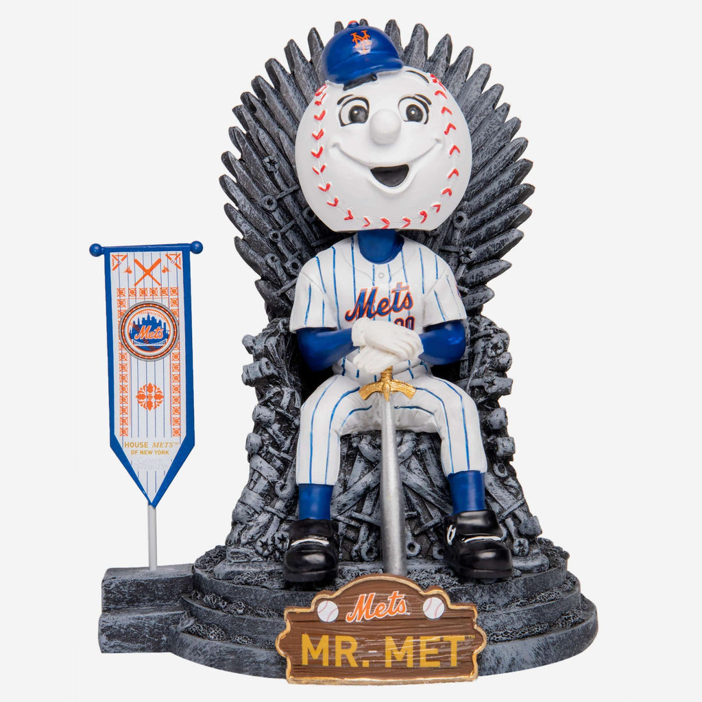 Game of Thrones™ New York Mets Mr Met Mascot Bobblehead FOCO - FOCO.com