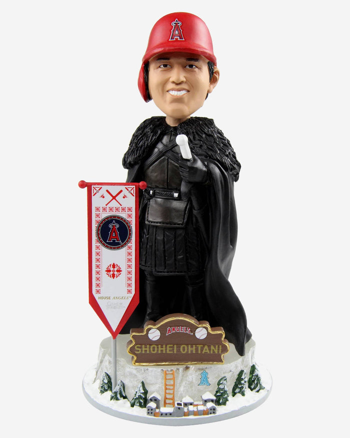 Game of Thrones™ Los Angeles Angels Shohei Ohtani Night's Watch Bobblehead FOCO - FOCO.com