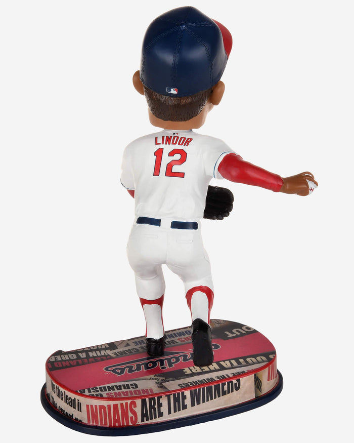 Francisco Lindor Cleveland Guardians Headline Bobblehead FOCO - FOCO.com