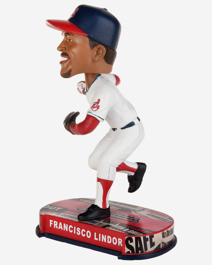 Francisco Lindor Cleveland Guardians Headline Bobblehead FOCO - FOCO.com