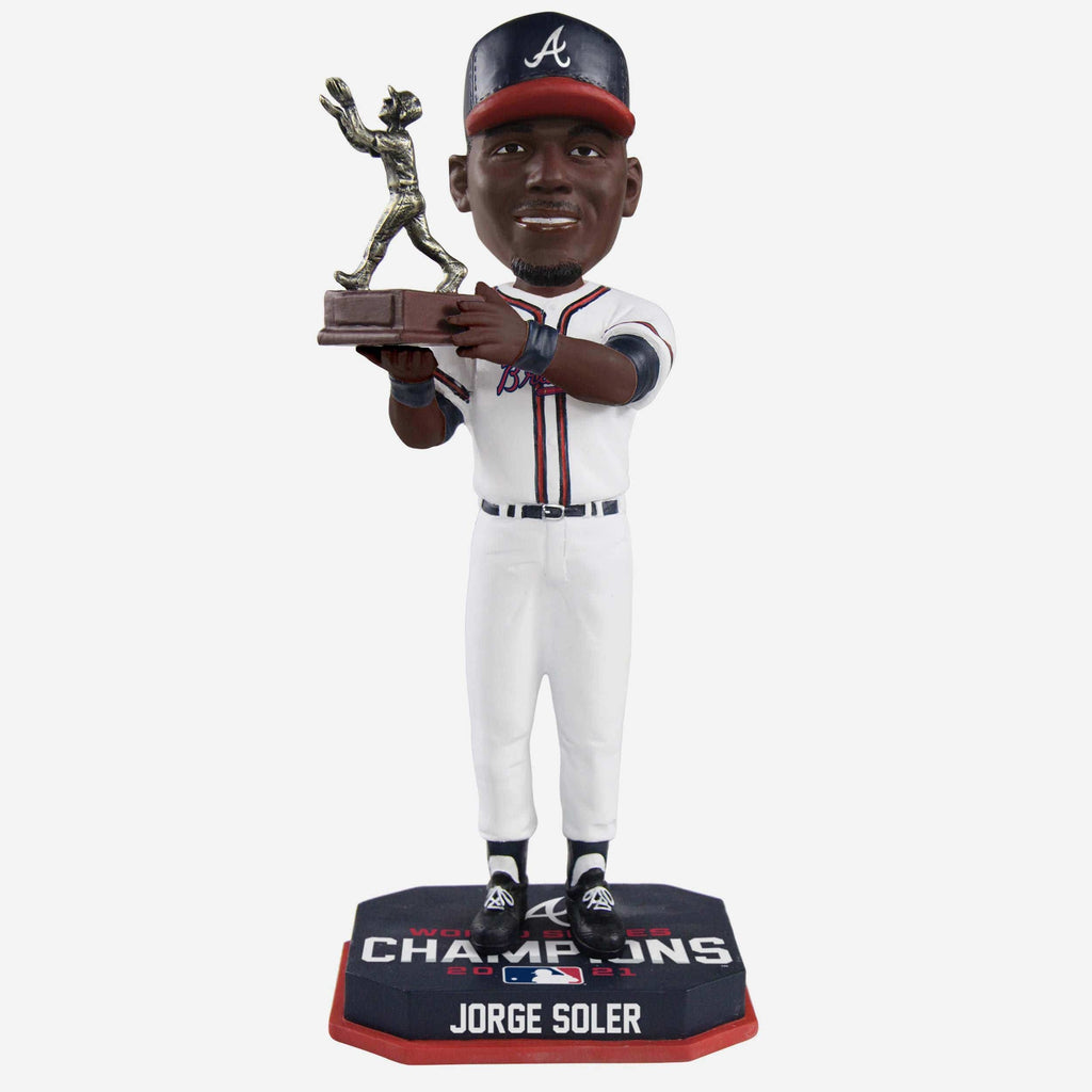 Jorge Soler Atlanta Braves 2021 World Series Champions MVP Bobblehead FOCO - FOCO.com