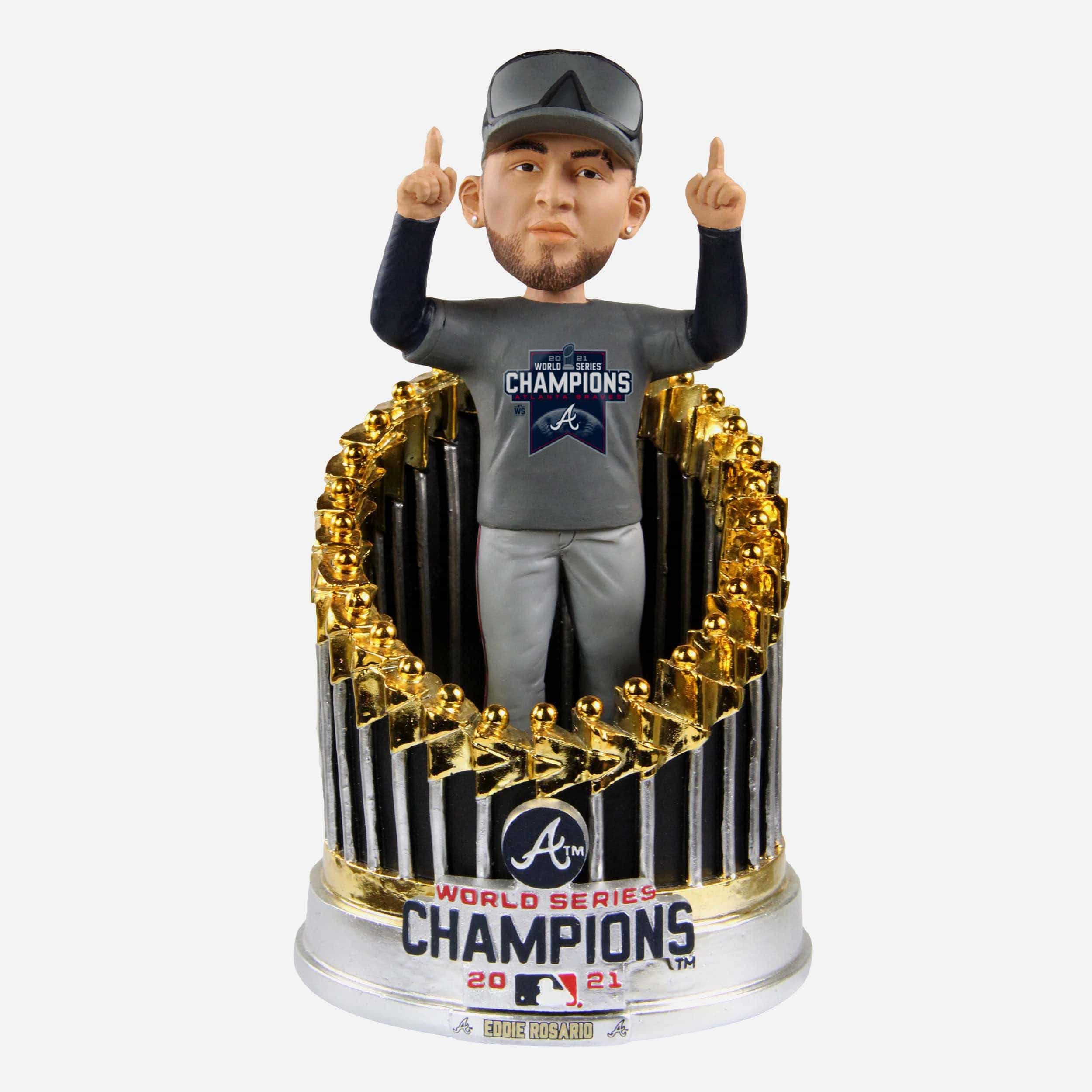 Eddie Rosario showed out on his commemorative NLCS MVP Bobblehead