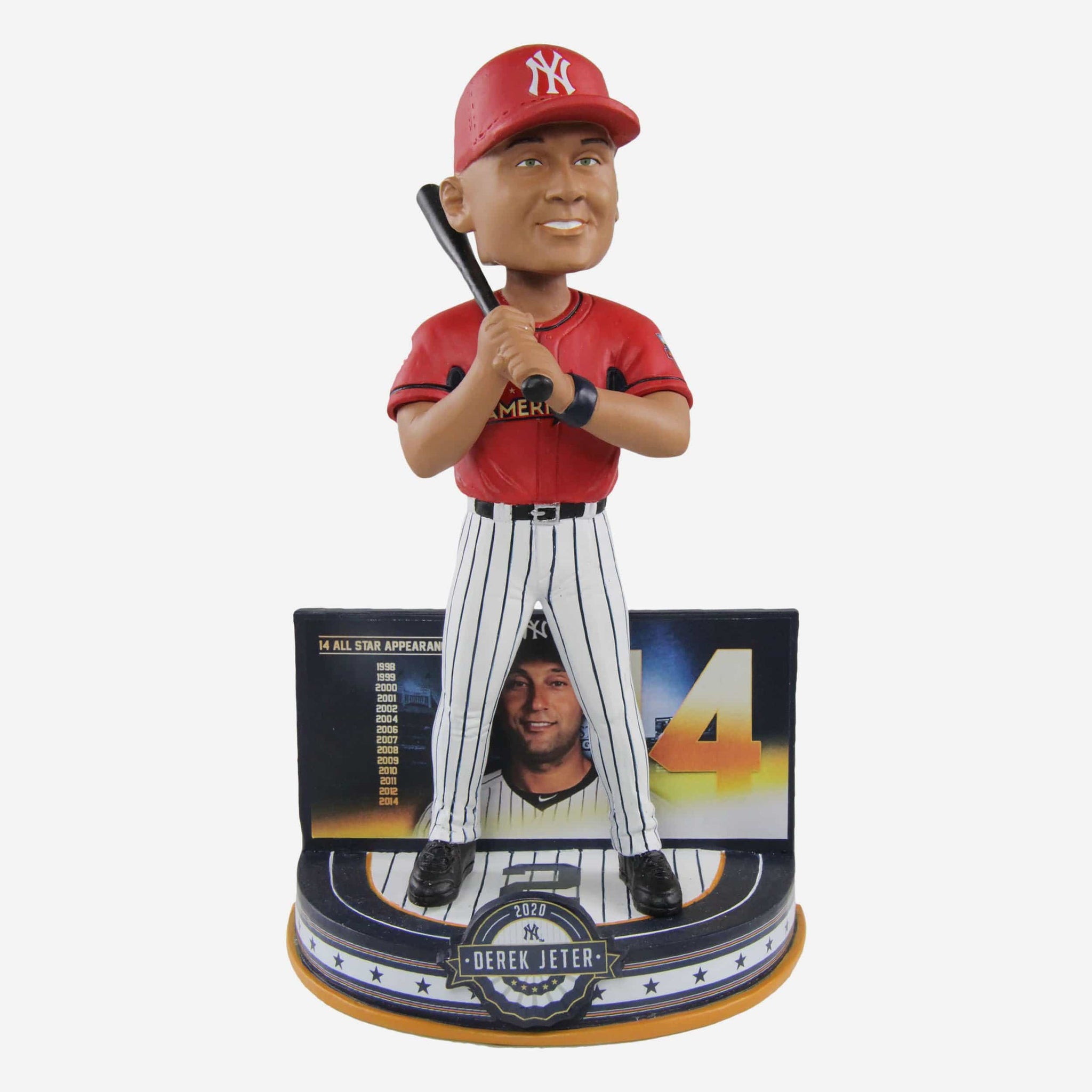 Derek Jeter New York Yankees 14 Time All-Star Bobblehead FOCO
