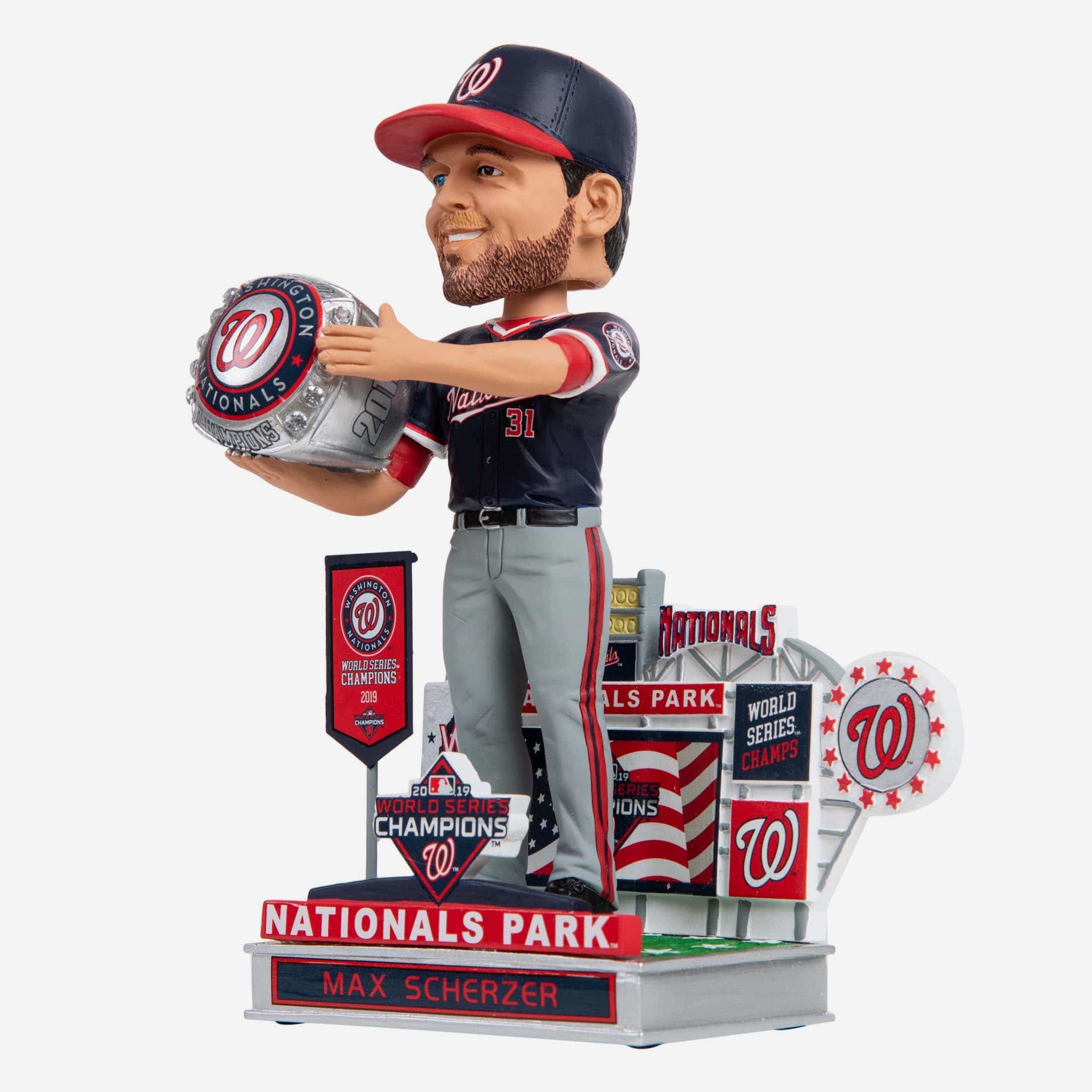 Max Scherzer Washington Nationals Banner Ceremony Bobblehead