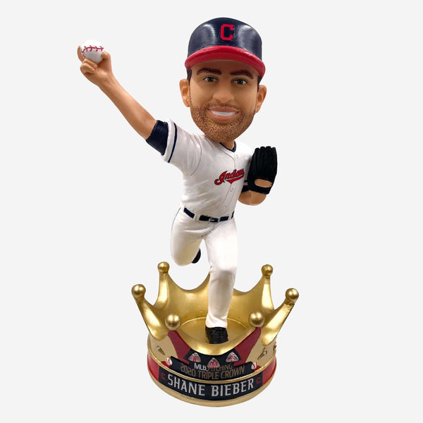 Shane Bieber Cleveland Guardians Home Field Bobblehead FOCO