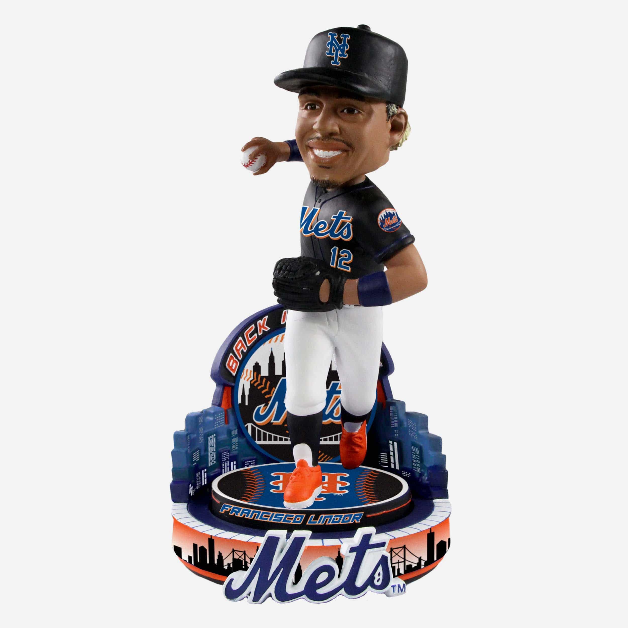 Francisco Lindor New York Mets Scoreboard Bobblehead MLB at