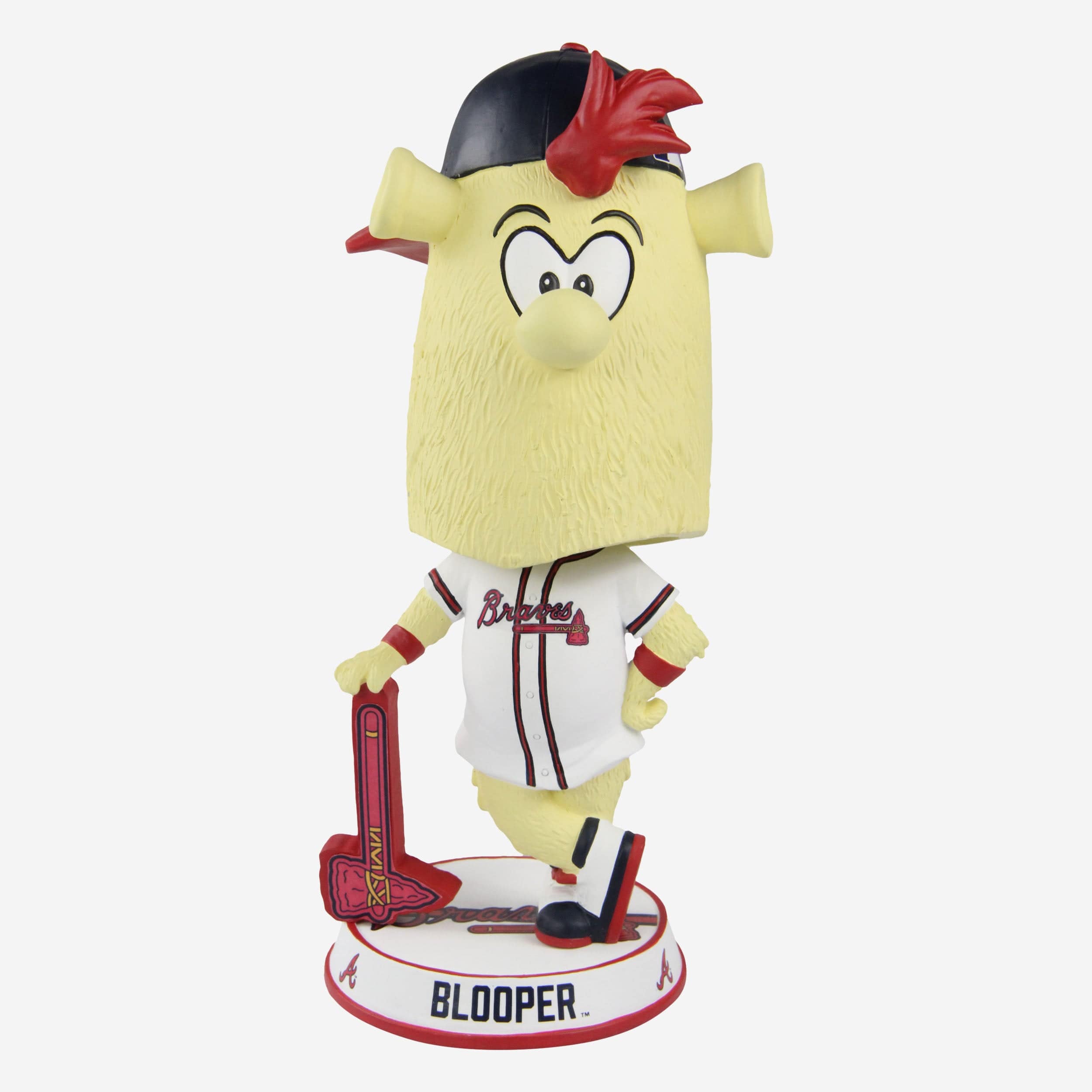 Braves mascot Blooper smashes his own bobblehead to win $500