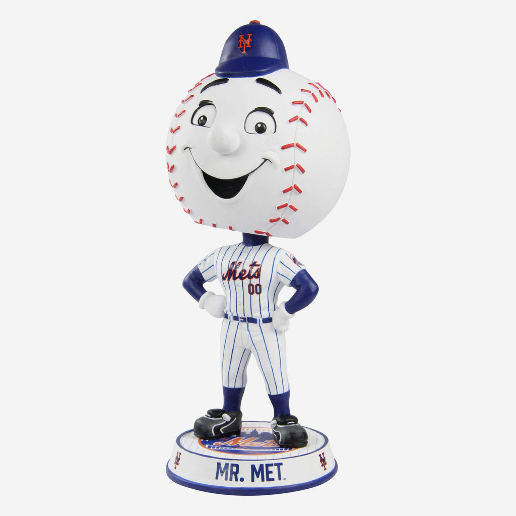 Mr Met New York Mets Mascot Bighead Bobblehead FOCO - FOCO.com