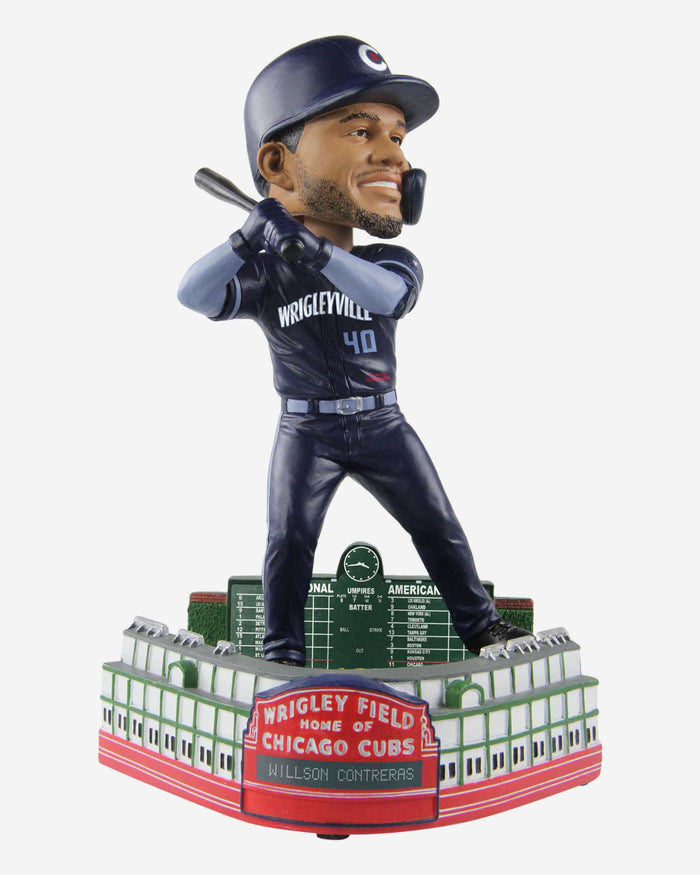 Willson Contreras Chicago Cubs 2022 City Connect Bobblehead Officially Licensed by MLB
