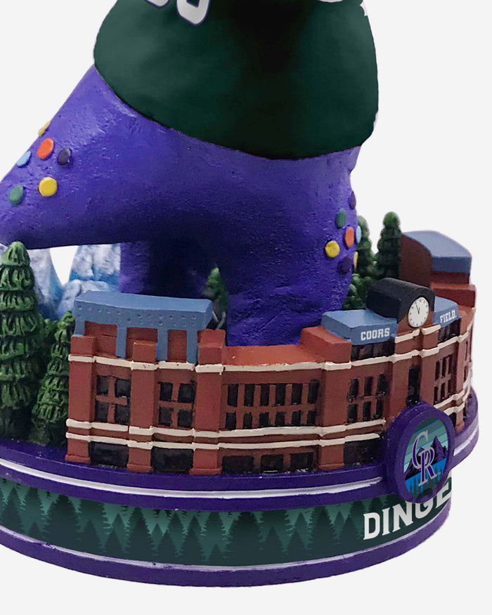 Dinger Colorado Rockies 2022 City Connect Mascot Bobblehead FOCO - FOCO.com
