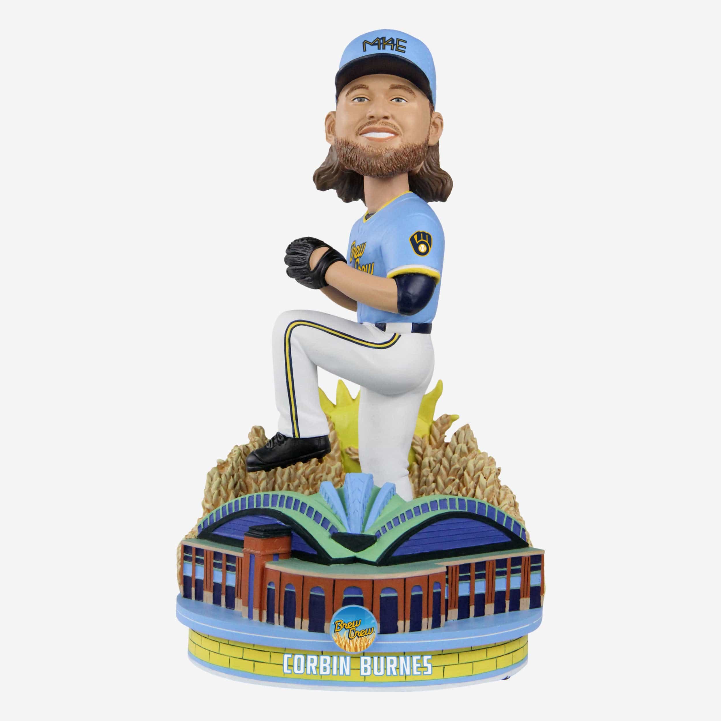 Corbin Burnes Milwaukee Brewers 2022 City Connect Bobblehead