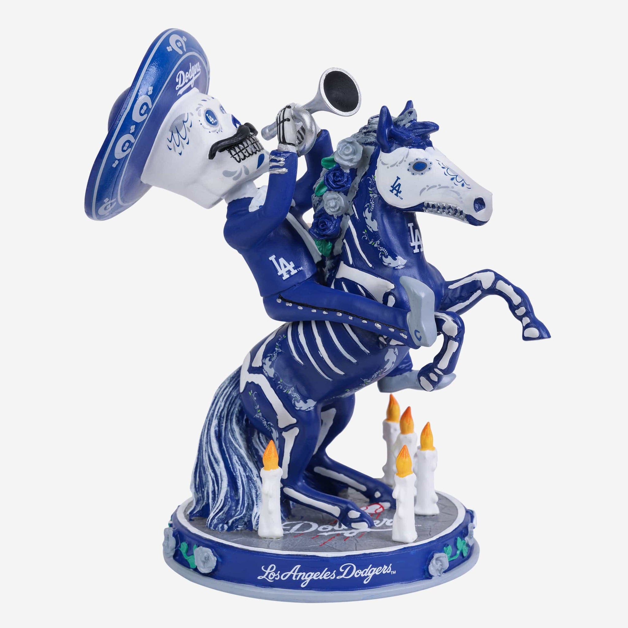 Los Angeles Dodgers Day Of The Dead Skull Figurine FOCO