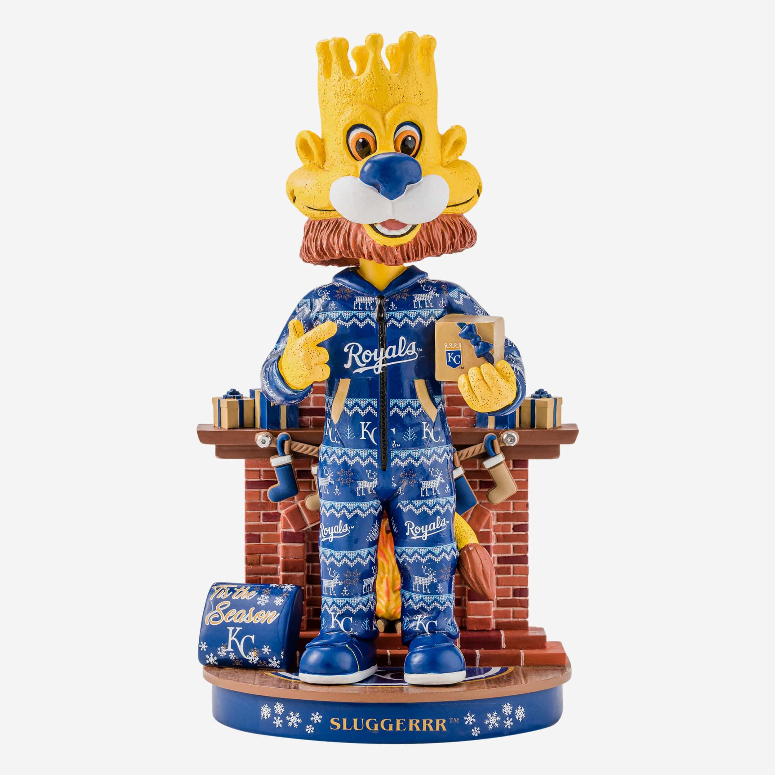 Sluggerrr Kansas City Royals 18 in Mascot Bobblehead FOCO