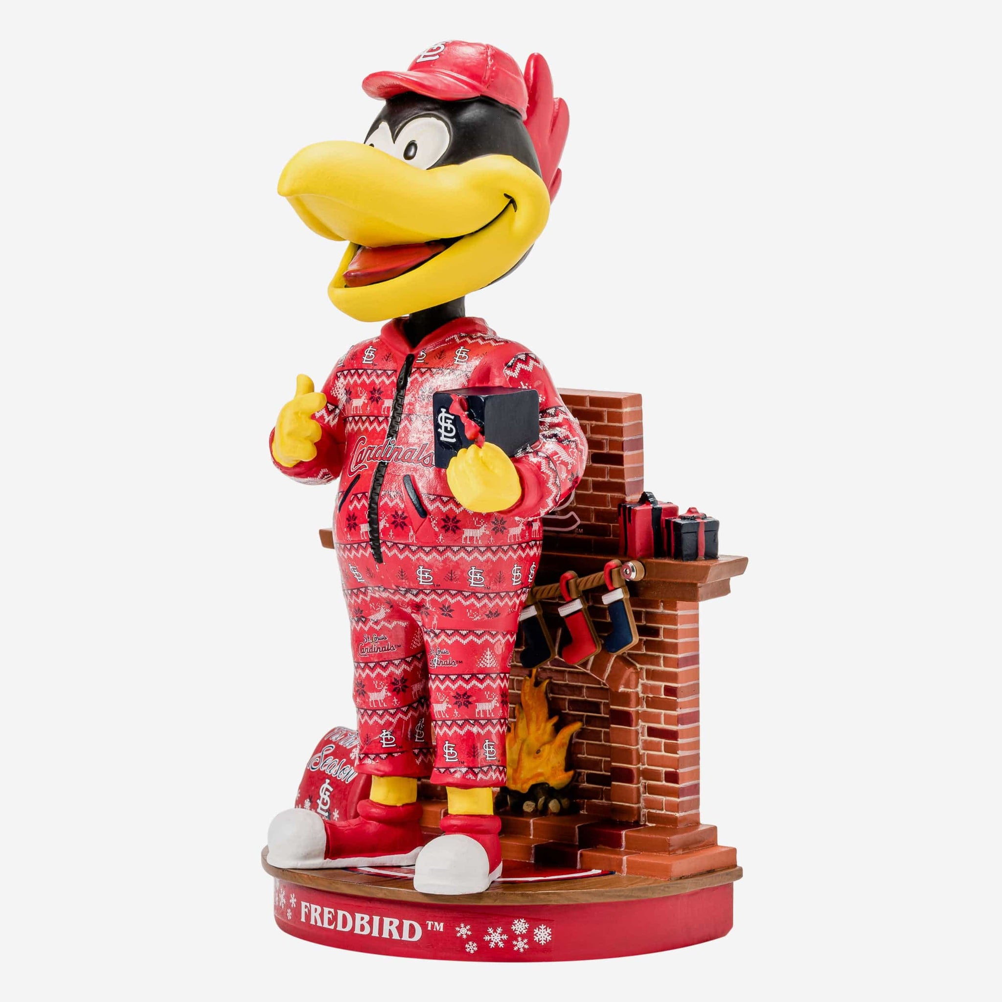 Fredbird St Louis Cardinals Thanksgiving Mascot Bobblehead