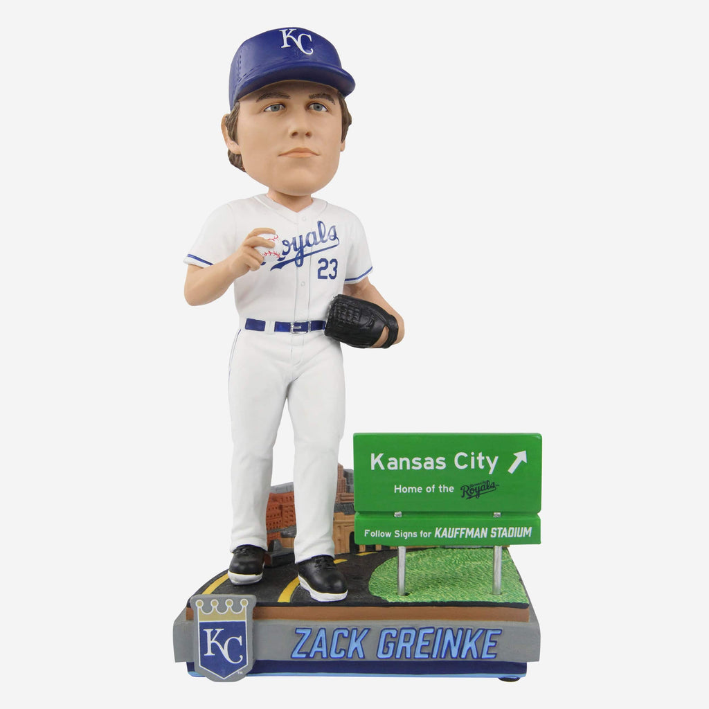 Zack Greinke Kansas City Royals Next Stop Bobblehead FOCO - FOCO.com