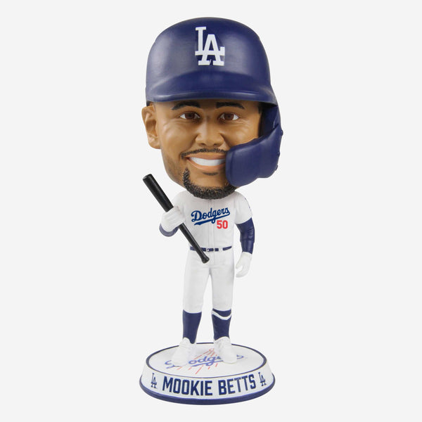 Mookie Betts Los Angeles Dodgers National Flag Bobblehead FOCO