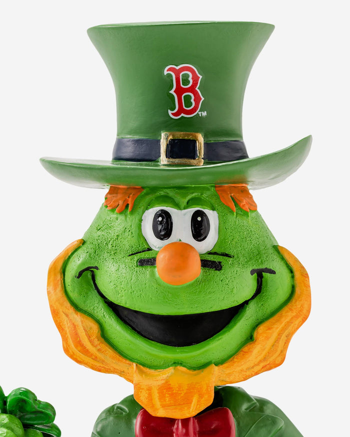 Wally The Green Monster Red Sox Saint Patricks Day Mascot Bobblehead Officially Licensed by MLB