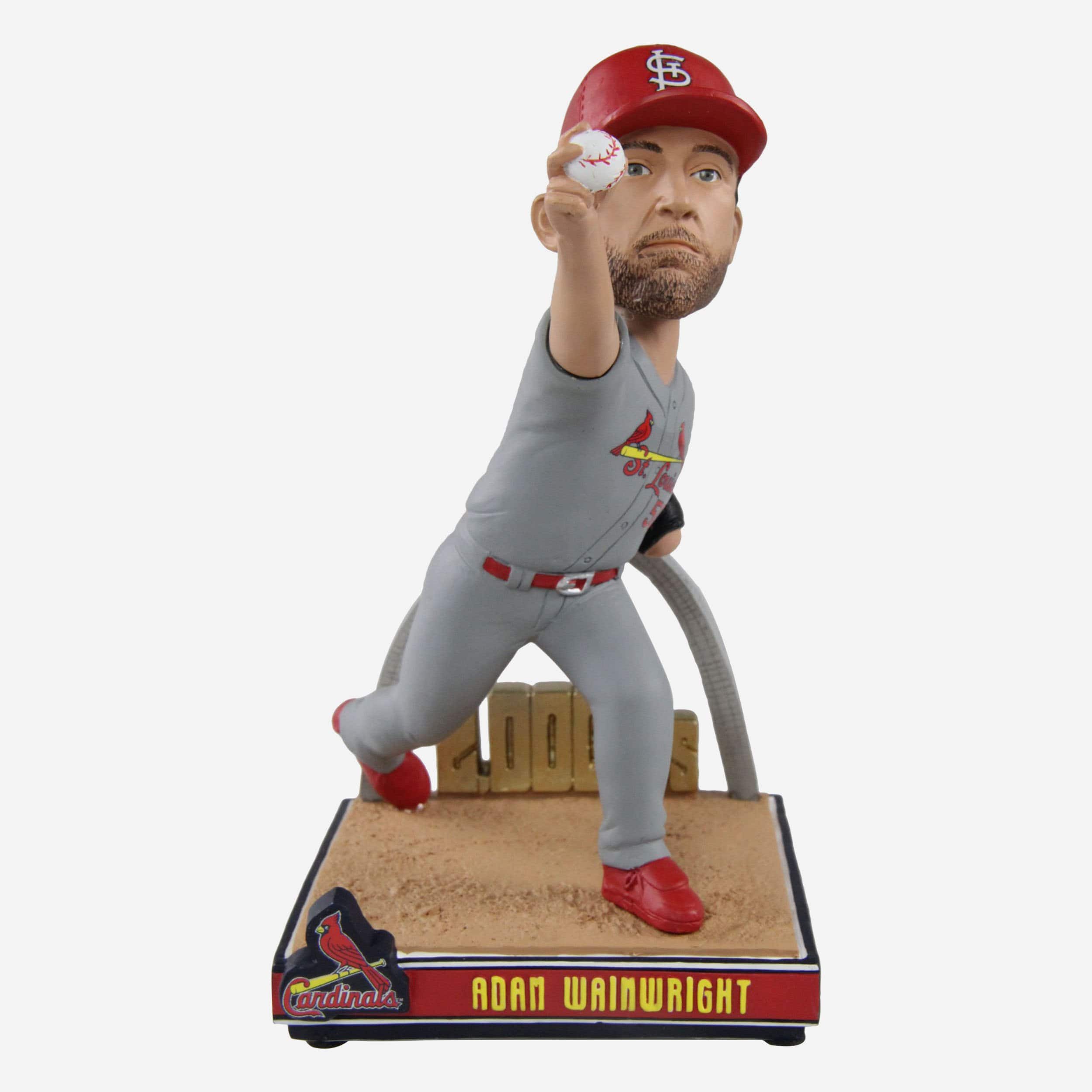 Adam Wainwright St Louis Cardinals Light Blue Jersey Bobblehead FOCO