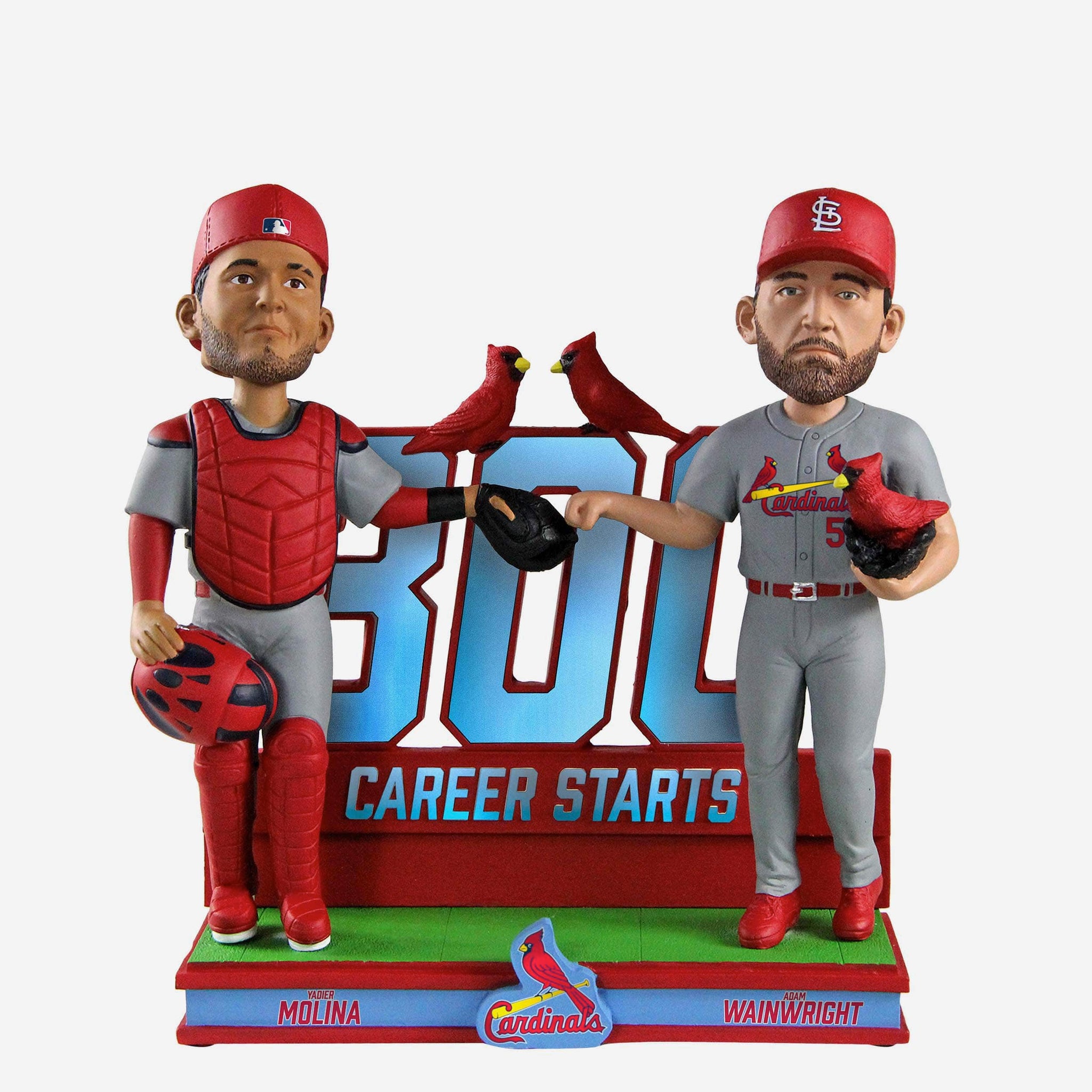 Adam Wainwright & Yadier Molina St Louis Cardinals 300 Career