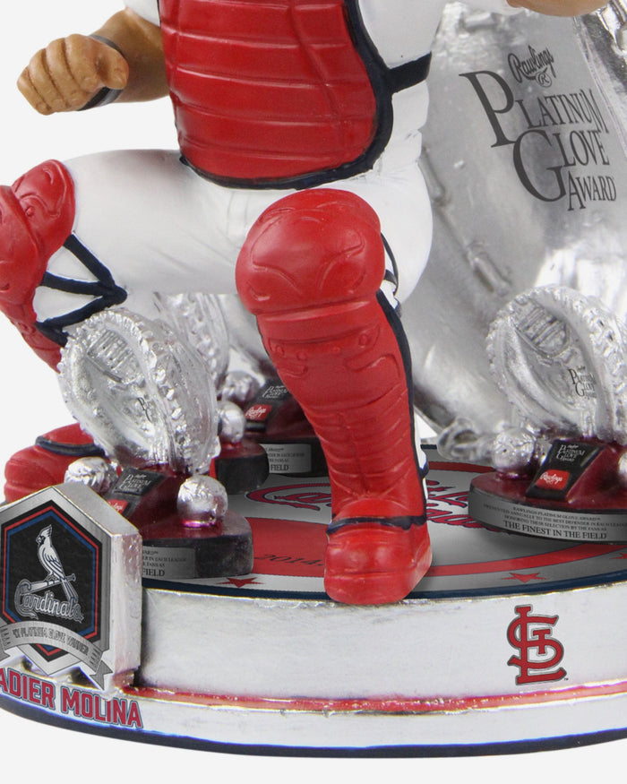 Yadier Molina St Louis Cardinals Career Stats Bobblehead FOCO