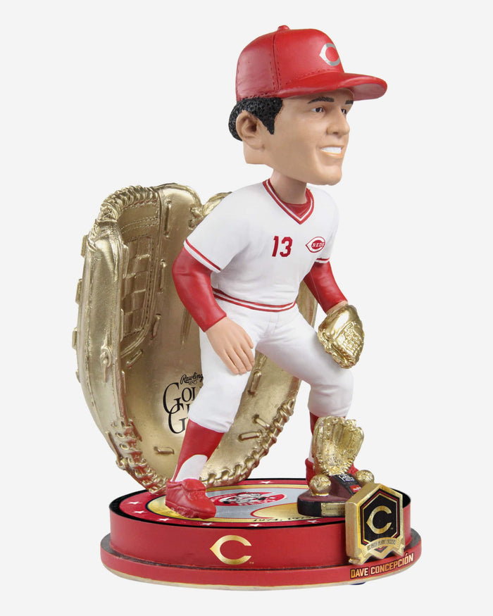 Dave Concepcion Cincinnati Reds 5X Gold Glove Award Bobblehead FOCO - FOCO.com