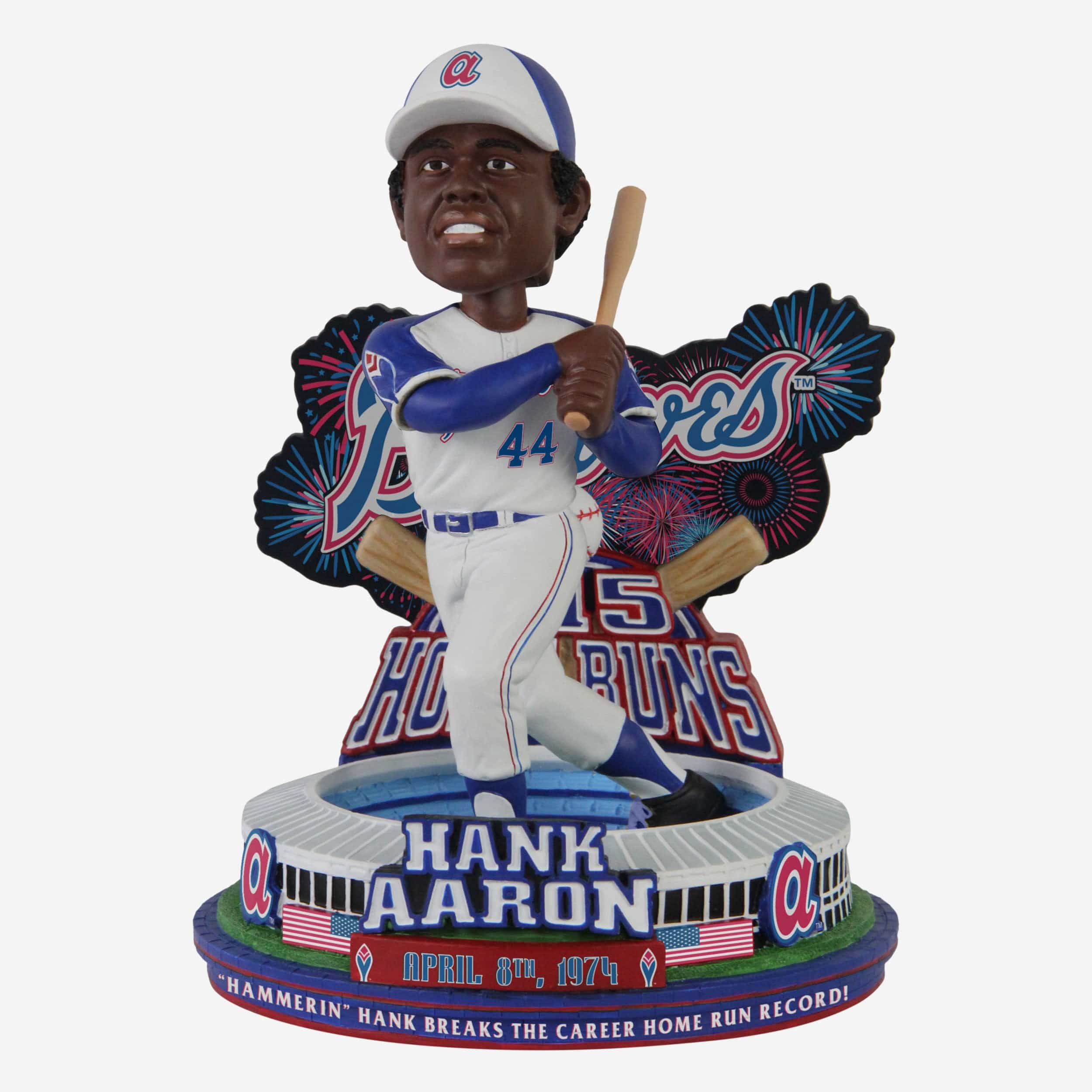 Hank Aaron Atlanta Braves 715th Home Run Moment Bobblehead FOCO