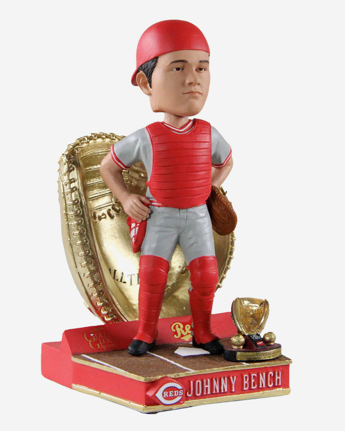 Johnny Bench Cincinnati Reds All Time Gold Glove Bobblehead FOCO - FOCO.com