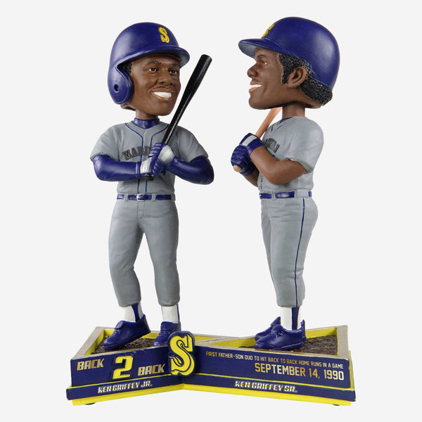 Ken Griffey Jr & Ken Griffey Sr Seattle Mariners Back to Back Home