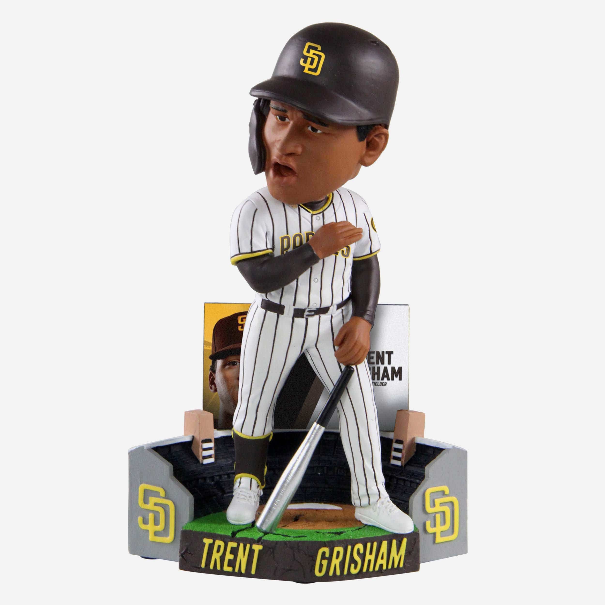 Trent Grisham San Diego Padres Ambassador Bat Flip Bobblehead FOCO