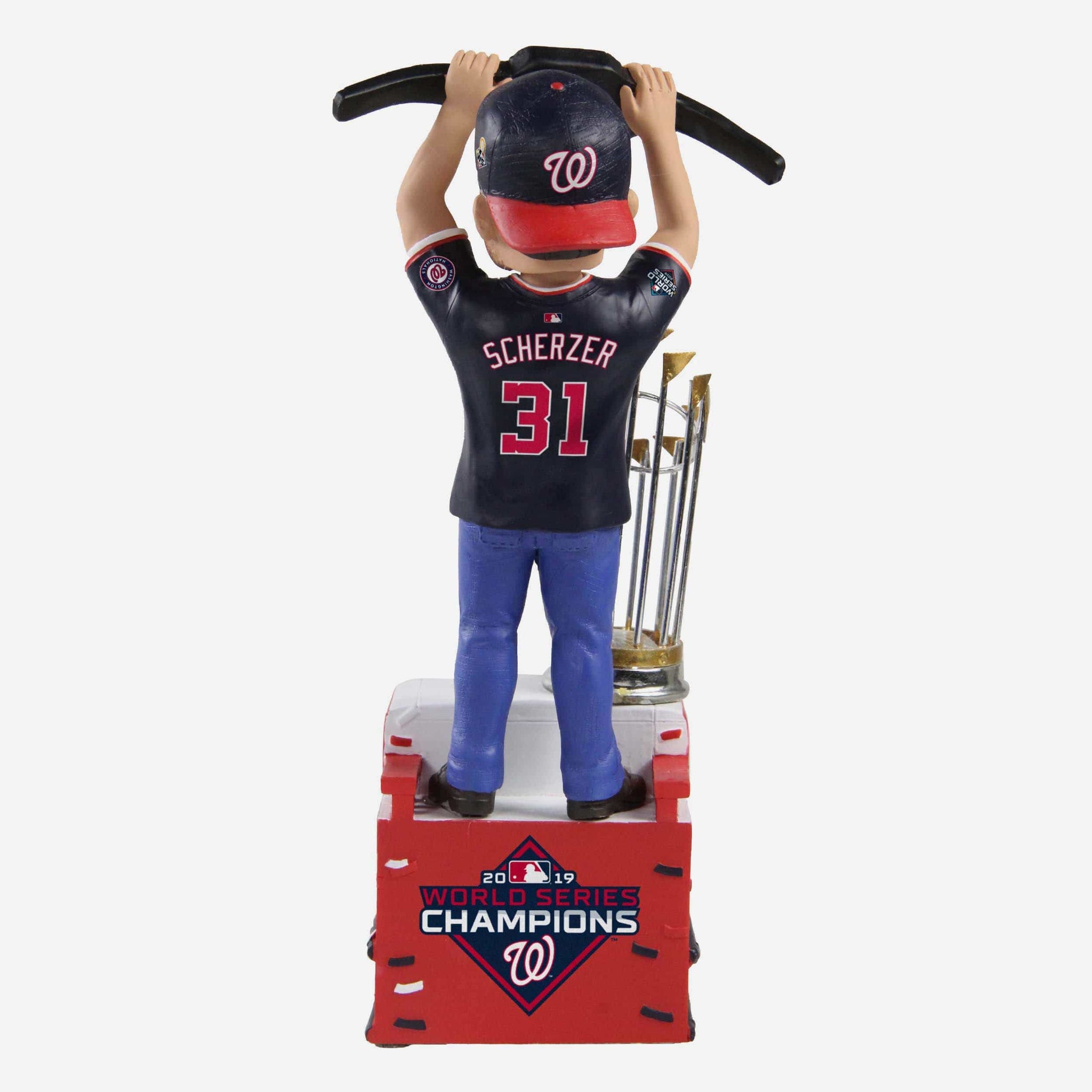 Max Scherzer Washington Nationals 2019 World Series Champions Moment B FOCO