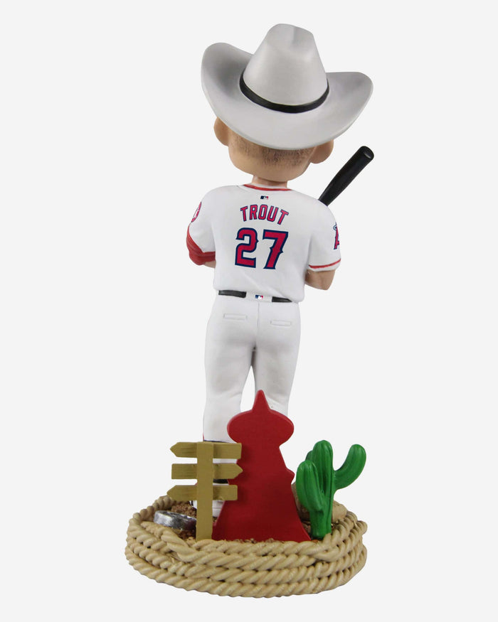 Mike Trout Los Angeles Angels Cowboy Homer Hat Bobblehead FOCO - FOCO.com