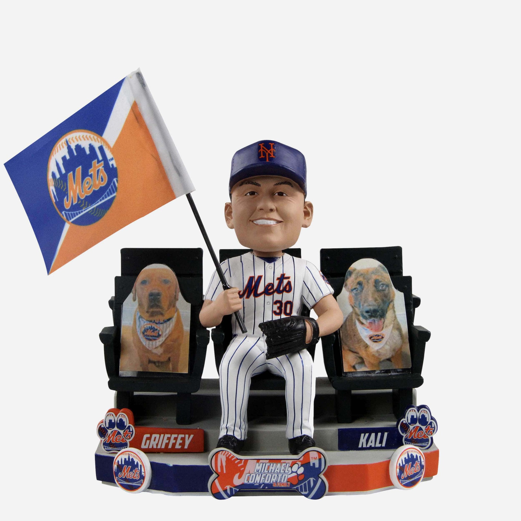 Michael Conforto New York Mets Cardboard Dogs Cutout Bobblehead FOCO