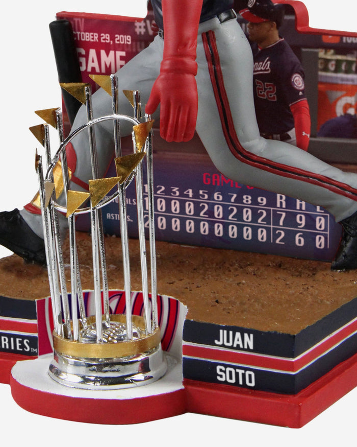 Juan Soto Washington Nationals 2019 World Series Champions Moment Bobblehead FOCO - FOCO.com