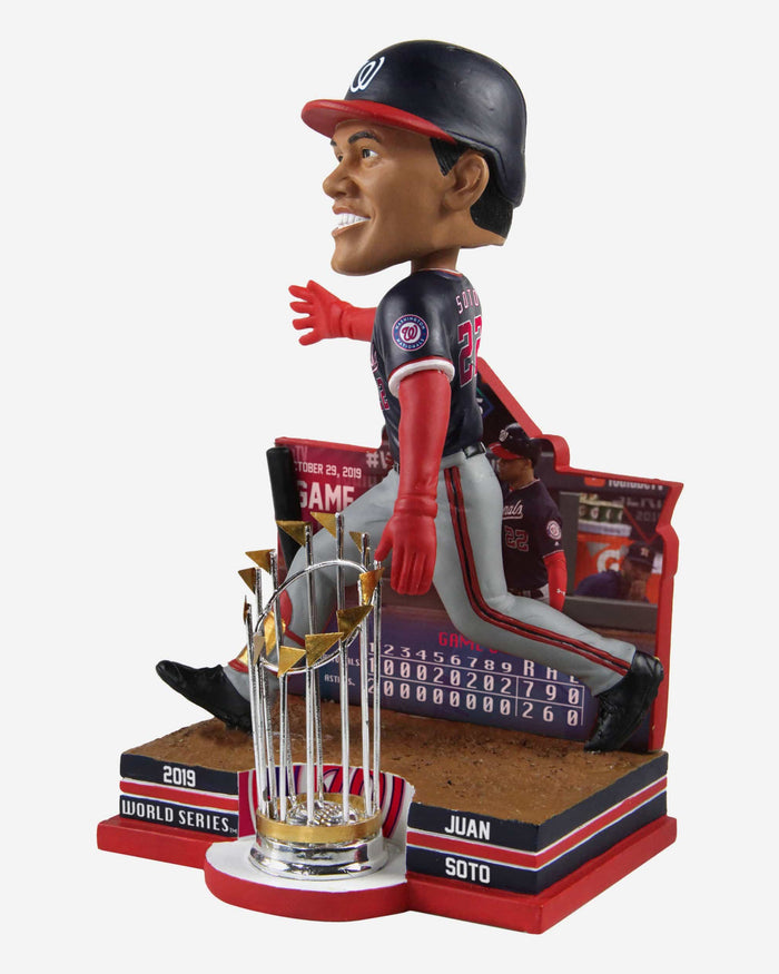 Juan Soto Washington Nationals 2019 World Series Champions Moment Bobblehead FOCO - FOCO.com