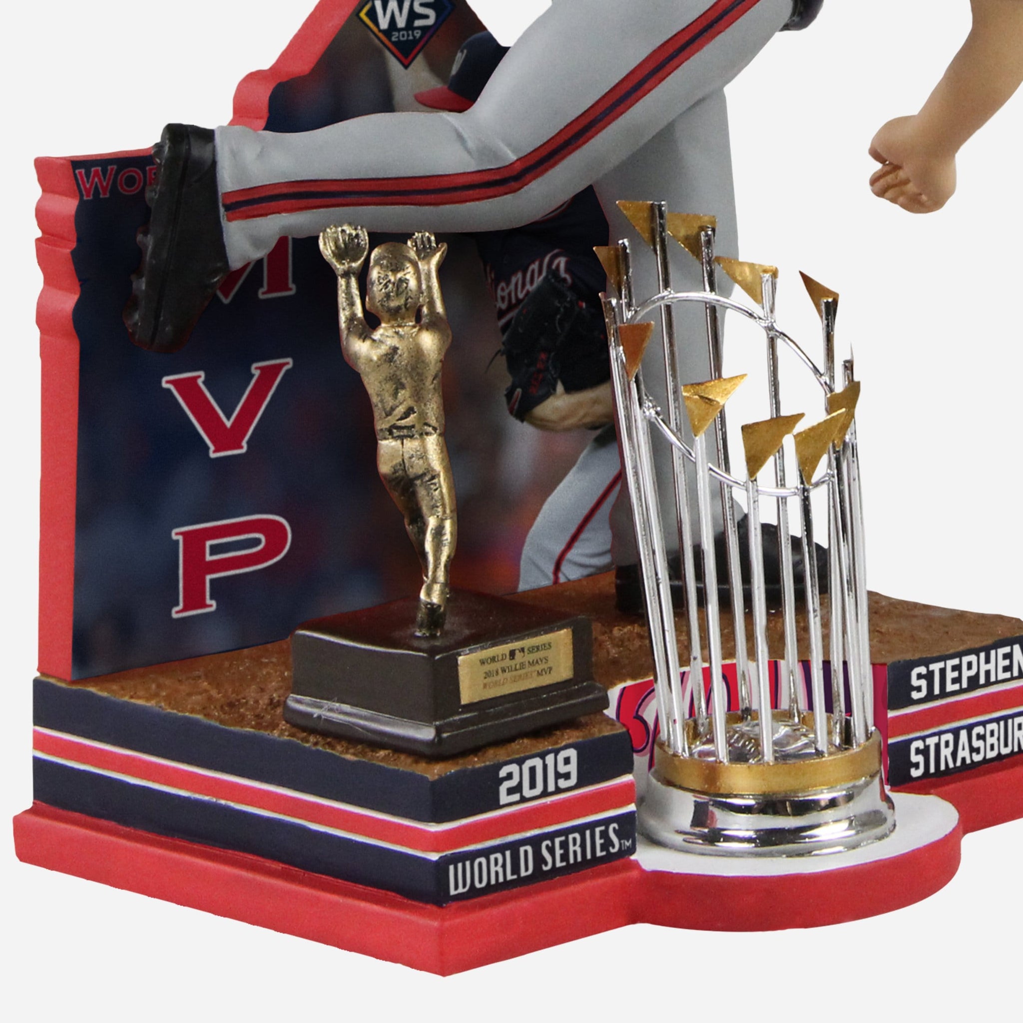 Nationals Receive World Series Trophy & Stephen Strasburg Receives