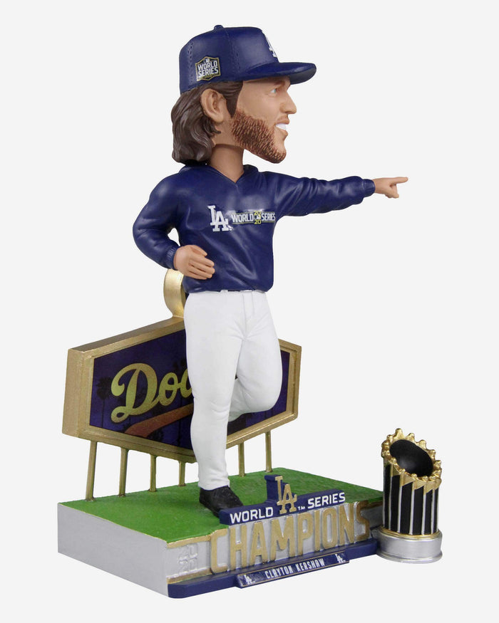 Clayton Kershaw Los Angeles Dodgers 2020 World Series Champions First Ring Bobblehead FOCO - FOCO.com