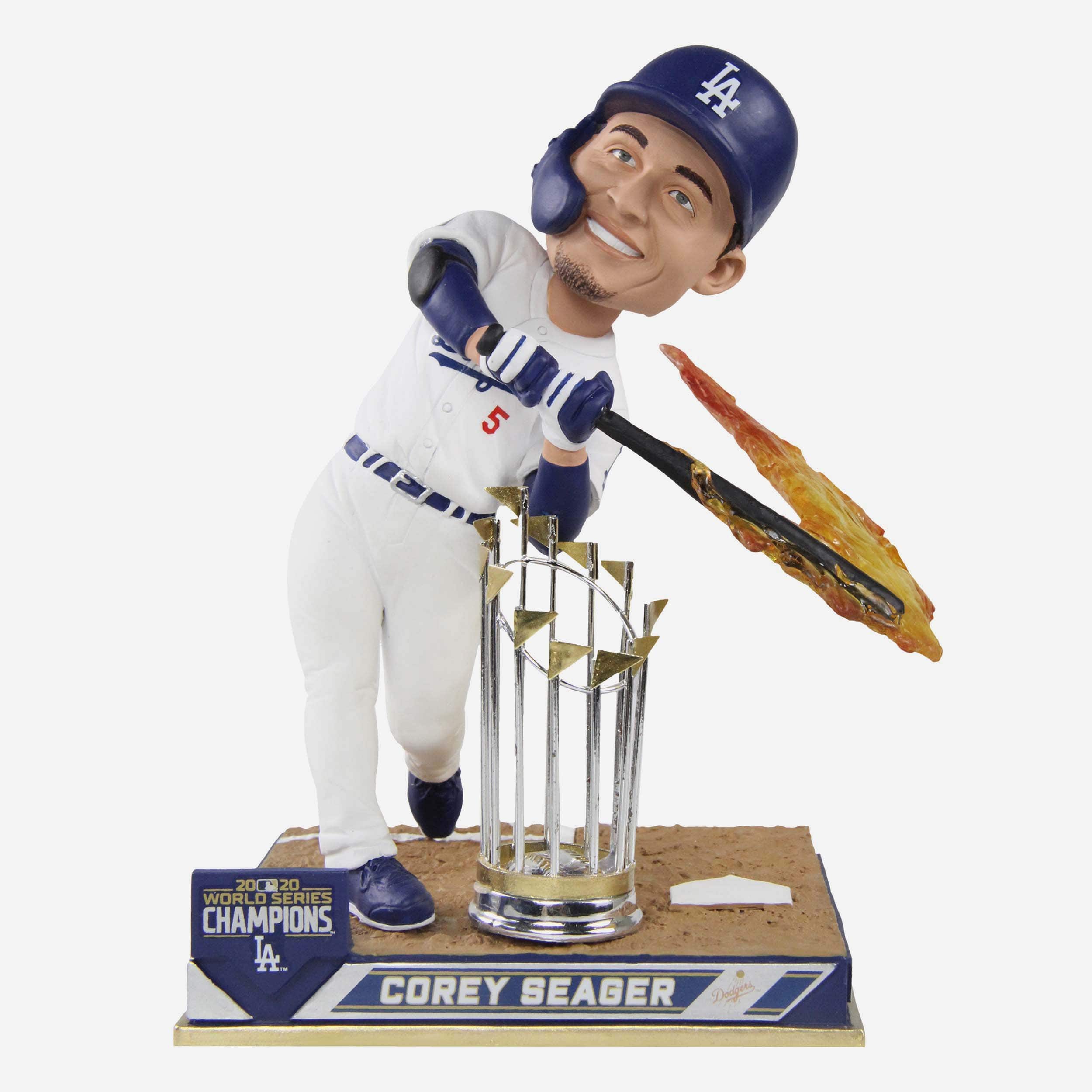 Corey Seager Los Angeles Dodgers 2020 World Series Champions Hot Bat  Bobblehead